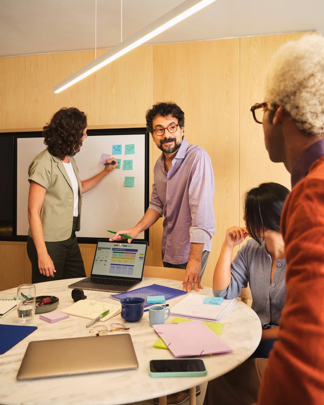 Professional working remotely between the US and UK